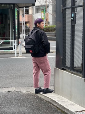 「通学スタイル」｜Manhattan Portage Staffさん（メンズ・172cm）の冬コーディネート