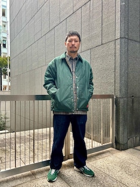 「Manhattan Portage」｜「アイテム（ジャケット/アウター）」を使った、Manhattan Portage Staffさん（メンズ・178cm）の冬コーディネート