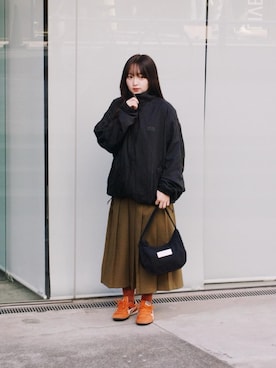 Manhattan Portage Staffさん(レディース・151cm)の冬コーディネート