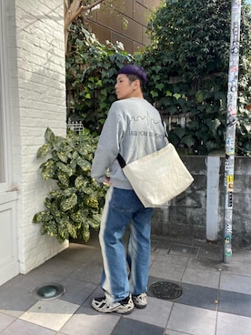 「通学スタイル」｜「アイテム（トップス）」を使った、Manhattan Portage Staffさん（メンズ・172cm）の冬コーディネート