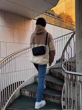 「アパレル」｜Manhattan Portage Staffさん（メンズ・175cm）の冬コーディネート