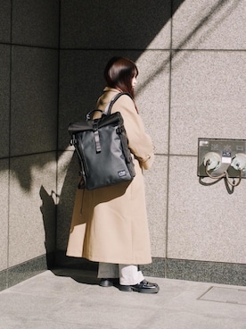 「Manhattan Portage BLACK LABEL」｜Manhattan Portage Staffさん（レディース・151cm）の冬コーディネート