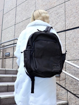 「通学スタイル」｜Manhattan Portage Staffさん（レディース・157cm）の冬コーディネート