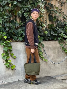 Manhattan Portage Staffさん（メンズ・172cm）の冬コーディネート