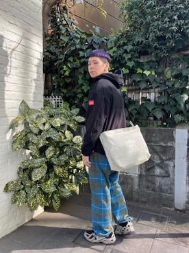 「フリース」｜「アイテム（ブルゾン）」を使った、Manhattan Portage Staffさん（メンズ・172cm）の冬コーディネート