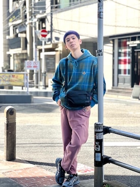 Manhattan Portage Staffさん（メンズ・172cm）の冬コーディネート