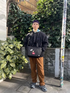 Manhattan Portage Staffさん（メンズ・172cm）の冬コーディネート