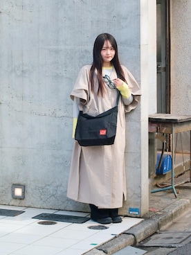 「新生活」｜Manhattan Portage Staffさん（レディース・151cm）の冬コーディネート