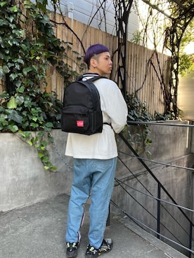 「通学スタイル」｜Manhattan Portage Staffさん（メンズ・172cm）の冬コーディネート