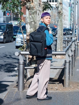 「新生活」｜Manhattan Portage Staffさん（メンズ・172cm）の冬コーディネート