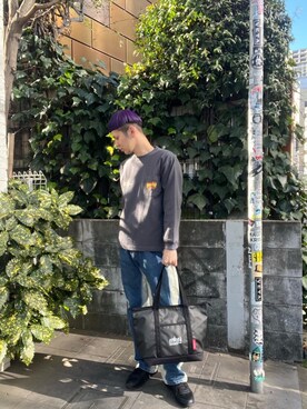 「新生活」｜Manhattan Portage Staffさん（メンズ・172cm）の冬コーディネート
