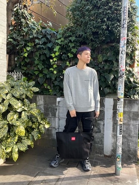 「新生活」｜Manhattan Portage Staffさん（メンズ・172cm）の冬コーディネート
