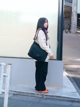「通学スタイル」｜Manhattan Portage Staffさん（レディース・151cm）の冬コーディネート