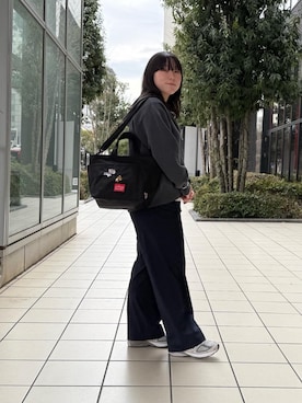 Manhattan Portage Staffさん（レディース・159cm）の冬コーディネート