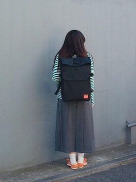 「新生活」｜Manhattan Portage Staffさん（レディース・151cm）の冬コーディネート