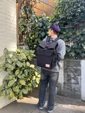 「通学スタイル」｜Manhattan Portage Staffさん（メンズ・172cm）の春コーディネート