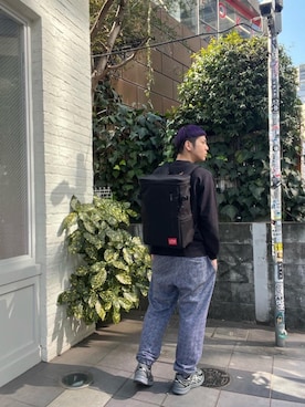 「通学スタイル」｜Manhattan Portage Staffさん（メンズ・172cm）の春コーディネート