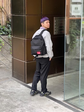 「通学スタイル」｜Manhattan Portage Staffさん（メンズ・172cm）の春コーディネート