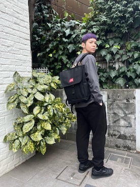 「通学スタイル」｜Manhattan Portage Staffさん（メンズ・172cm）の春コーディネート