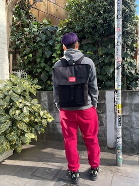 「通学スタイル」｜Manhattan Portage Staffさん（メンズ・172cm）の春コーディネート
