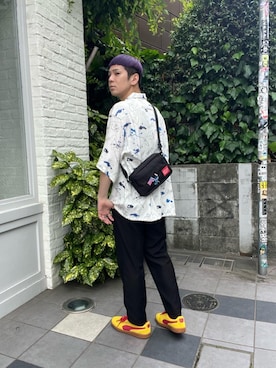 Manhattan Portage Staffさん（メンズ・172cm）の夏コーディネート