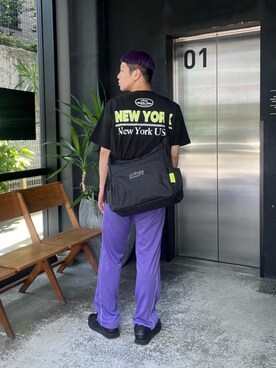 Manhattan Portage Staffさん（メンズ・172cm）の夏コーディネート