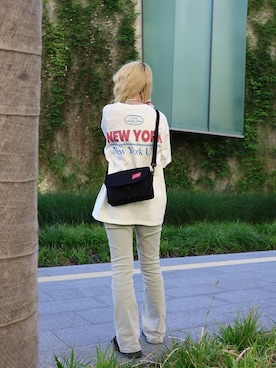 「定番人気」｜Manhattan Portage Staffさん（レディース・157cm）の夏コーディネート