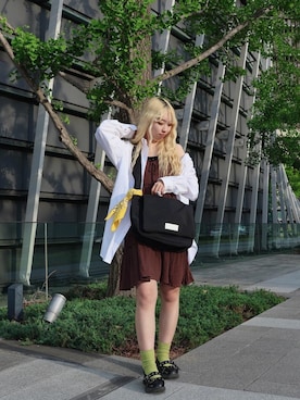 「通学スタイル」｜Manhattan Portage Staffさん（レディース・157cm）の夏コーディネート