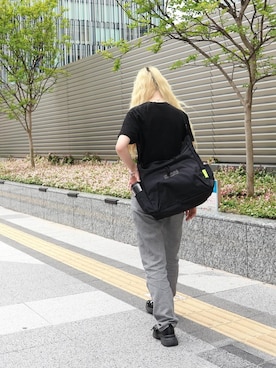 「通学スタイル」｜Manhattan Portage Staffさん（レディース・157cm）の夏コーディネート