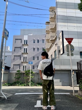 「新生活」｜Manhattan Portage Staffさん（メンズ・177cm）の夏コーディネート