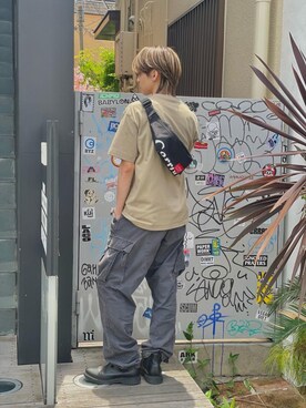 「アパレル」｜Manhattan Portage Staffさん（メンズ・170cm）の夏コーディネート