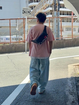 「アイテム（バッグ）」を使った、Manhattan Portage Staffさん（メンズ・167cm）の夏コーディネート