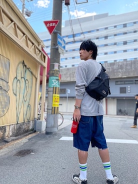 「Manhattan Portage」｜Manhattan Portage Staffさん（メンズ・177cm）の夏コーディネート