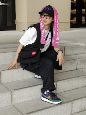 Manhattan Portage Staffさん（レディース・153cm）の夏コーディネート