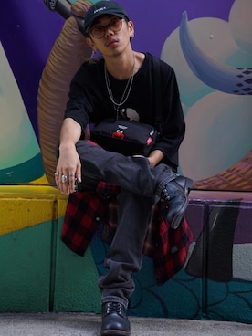 「Manhattan Portage」｜Manhattan Portage Staffさん（メンズ・170cm）の夏コーディネート