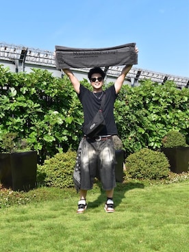 「Manhattan Portage」｜Manhattan Portage Staffさん（メンズ・180cm）の夏コーディネート