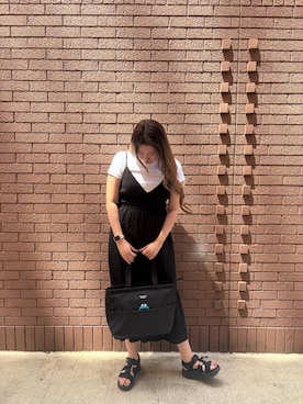 「アイテム（トートバッグ）」を使った、Manhattan Portage Staffさん（レディース・171cm）の夏コーディネート