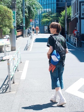 「定番人気」｜Manhattan Portage Staffさん（メンズ・170cm）の夏コーディネート