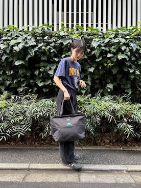 「Manhattan Portage」｜Manhattan Portage Staffさん（レディース・162cm）の夏コーディネート