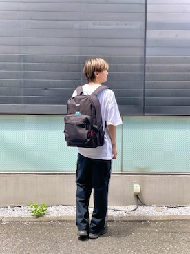 「アイテム（バックパック/リュック）」を使った、Manhattan Portage Staffさん（メンズ・170cm）の夏コーディネート