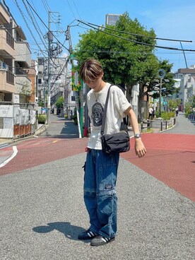 「Manhattan Portage」｜Manhattan Portage Staffさん（メンズ・170cm）の夏コーディネート