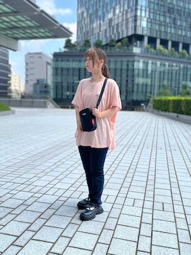 「Manhattan Portage」｜Manhattan Portage Staffさん（レディース・148cm）の夏コーディネート