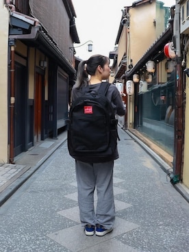 「Manhattan Portage」｜Manhattan Portage Staffさん（レディース・153cm）の夏コーディネート