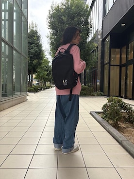 「アイテム（バックパック/リュック）」を使った、Manhattan Portage Staffさん（メンズ・165cm）の秋コーディネート