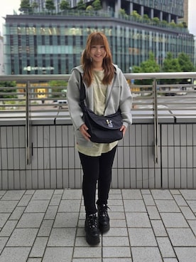 「アパレル」｜Manhattan Portage Staffさん（レディース・148cm）の秋コーディネート