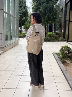 「アイテム（バックパック/リュック）」を使った、Manhattan Portage Staffさん（メンズ・165cm）の秋コーディネート