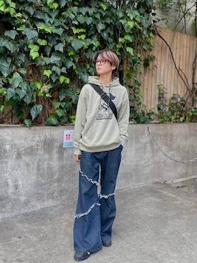 「Manhattan Portage（マンハッタンポーテージ）のアイテム」を使った、Manhattan Portage Staffさん（メンズ・170cm）の秋コーディネート