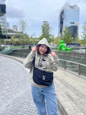 「Manhattan Portage（マンハッタンポーテージ）のアイテム」を使った、Manhattan Portage Staffさん（レディース・160cm）の秋コーディネート