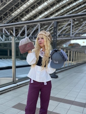 「Manhattan Portage（マンハッタンポーテージ）のアイテム」を使った、Manhattan Portage Staffさん（レディース・157cm）の秋コーディネート