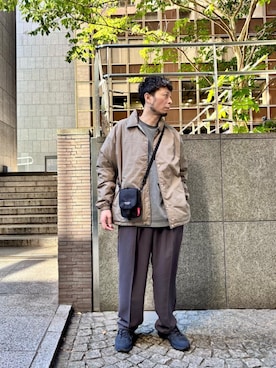 「Manhattan Portage（マンハッタンポーテージ）のアイテム」を使った、Manhattan Portage Staffさん（メンズ・178cm）の秋コーディネート